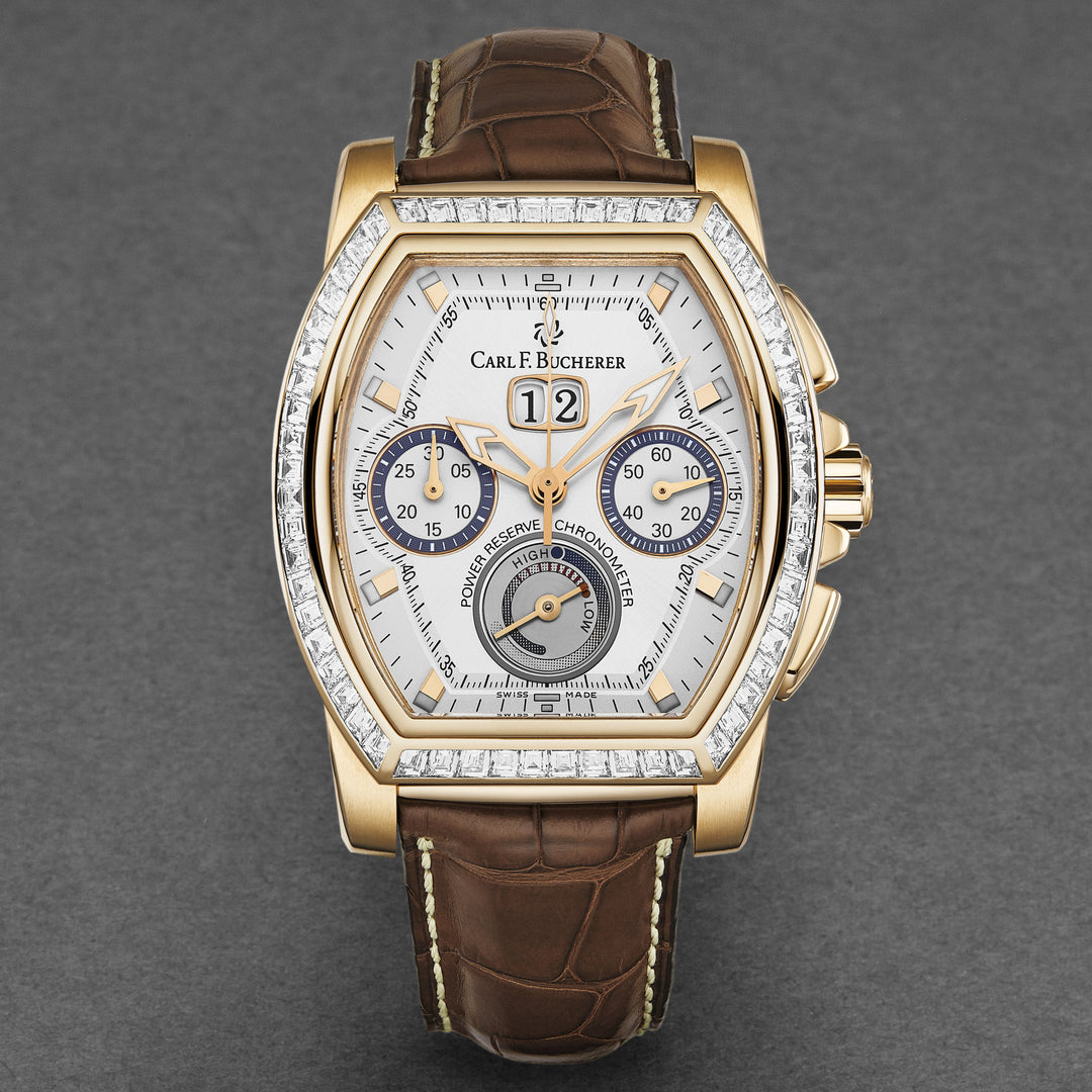 Patravi Silver / 18kt Rose Gold Silver Dial