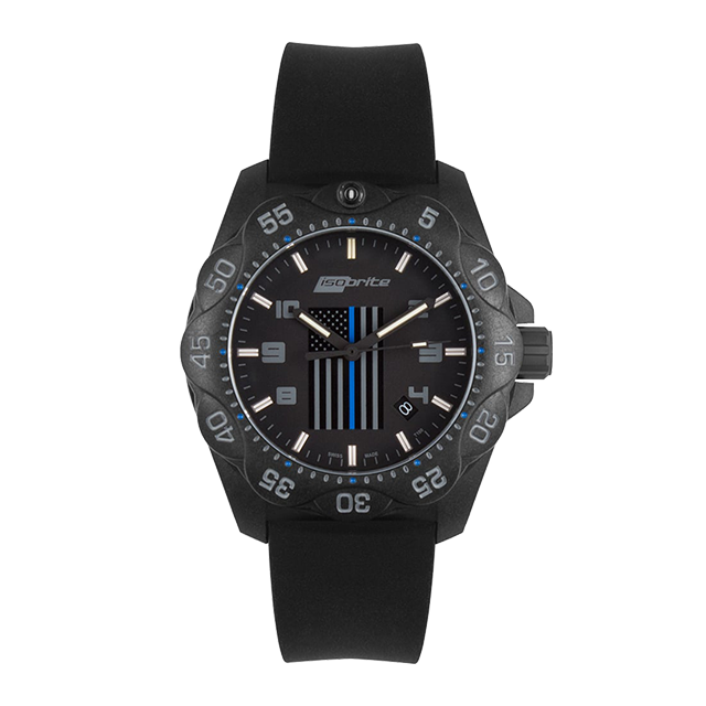 Law Enforcement Midsize T100 Tritium & Shatterproof Armourglass | Black Dial