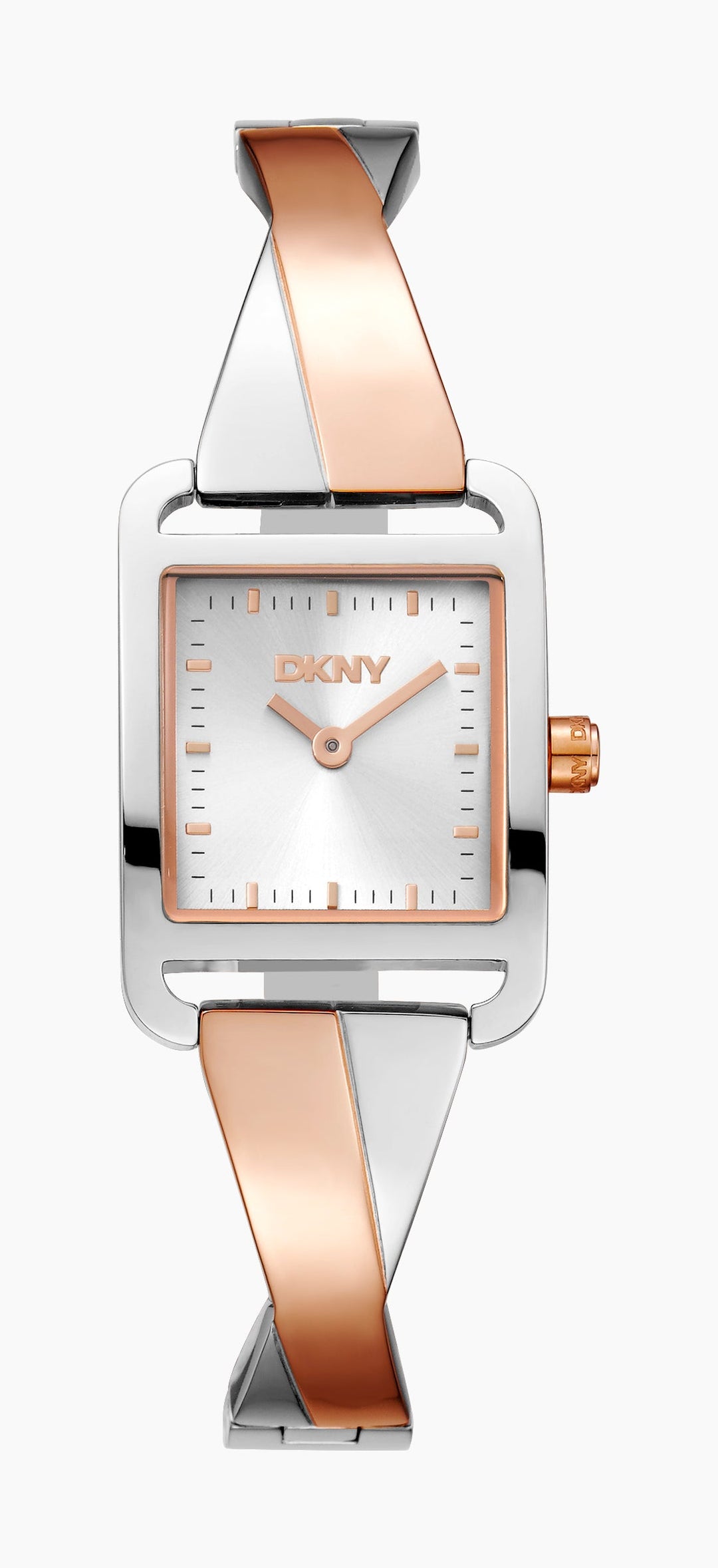 Classic 22mm / Silver / Silver and Rose Gold | Silver Dial