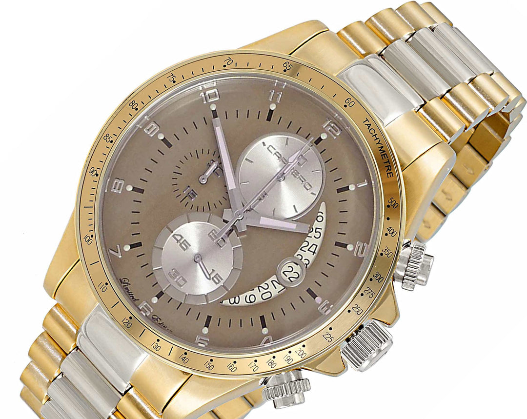 WINNER CIRCLE Brown-Silver/2-Tone Gold | Brown Dial