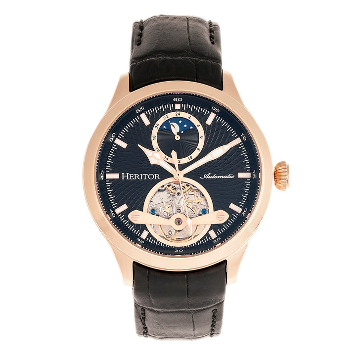 Gregory Rose Gold/Black | Black Dial