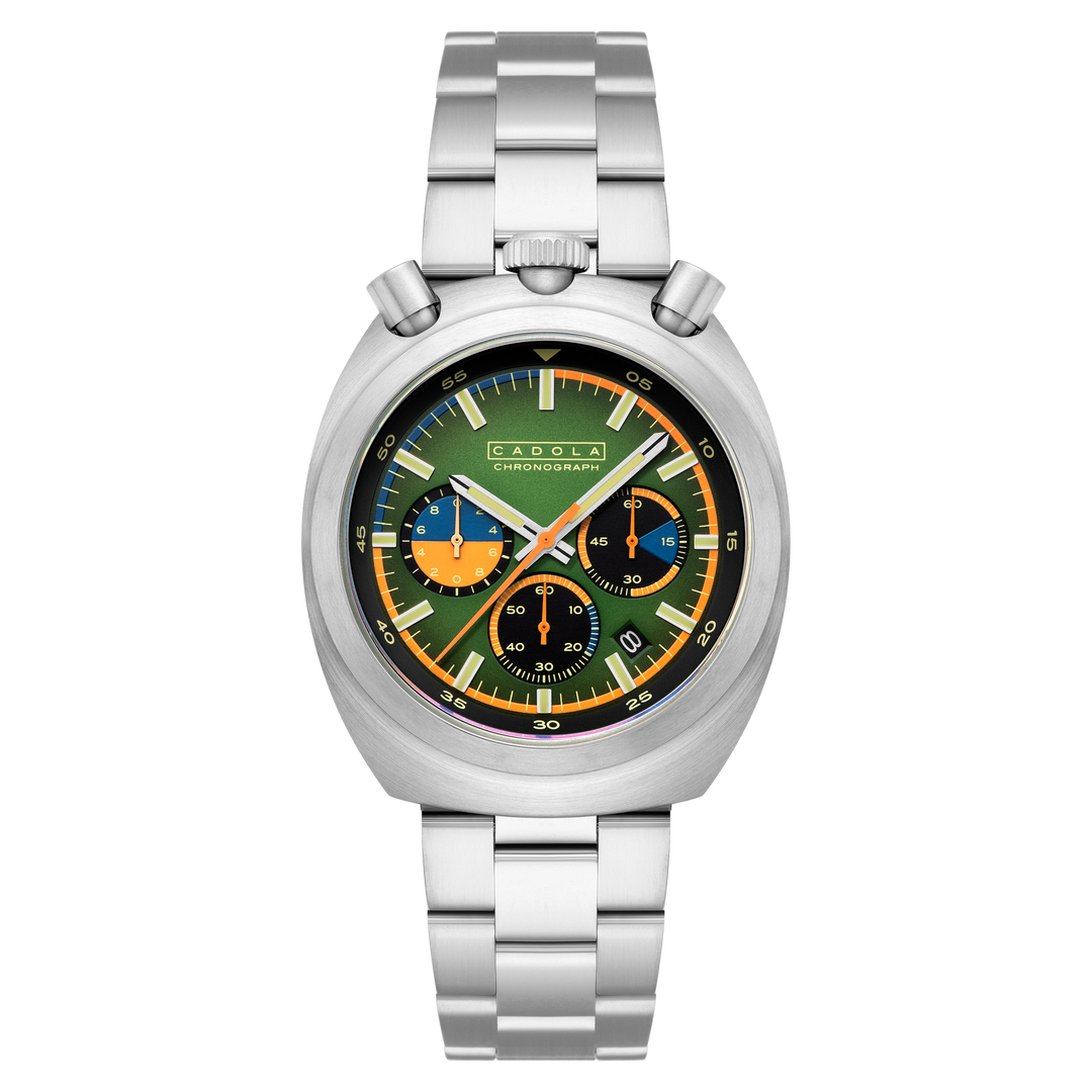 Testa Di Toro Chronograph Green / Stainless Steel | Green Dial
