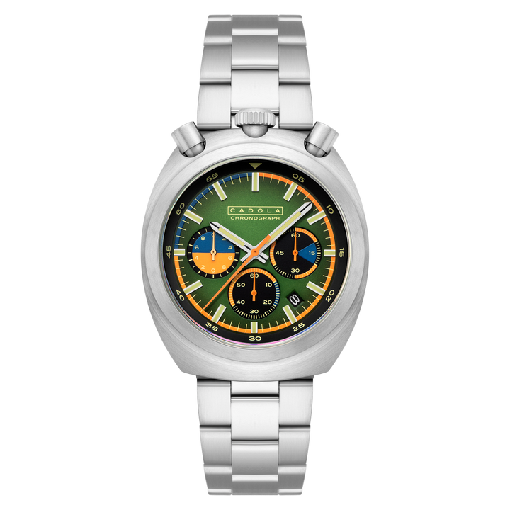 Testa Di Toro Chronograph Green / Stainless Steel | Green Dial