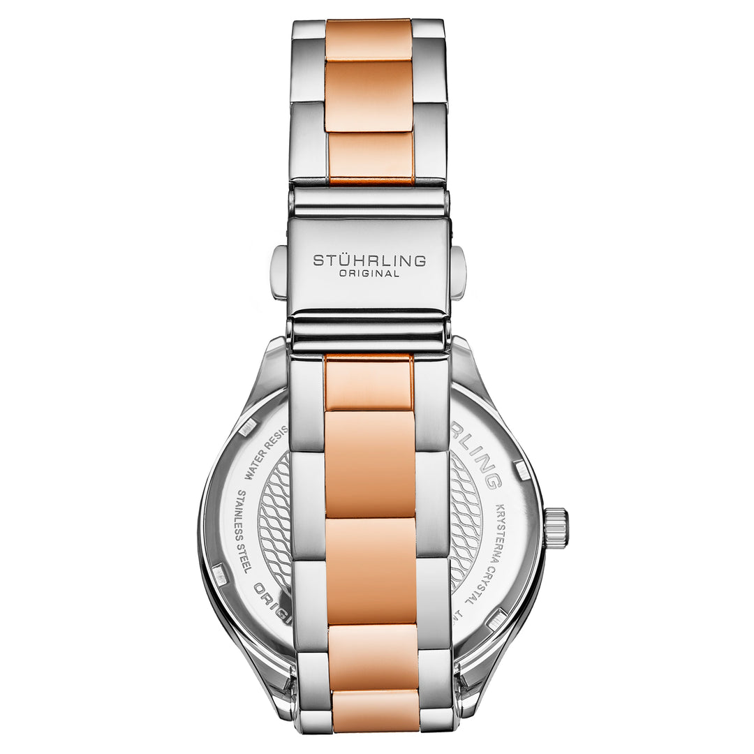 Saylor Mother of Pearl Quartz Classic Rose/Silver | White Dial