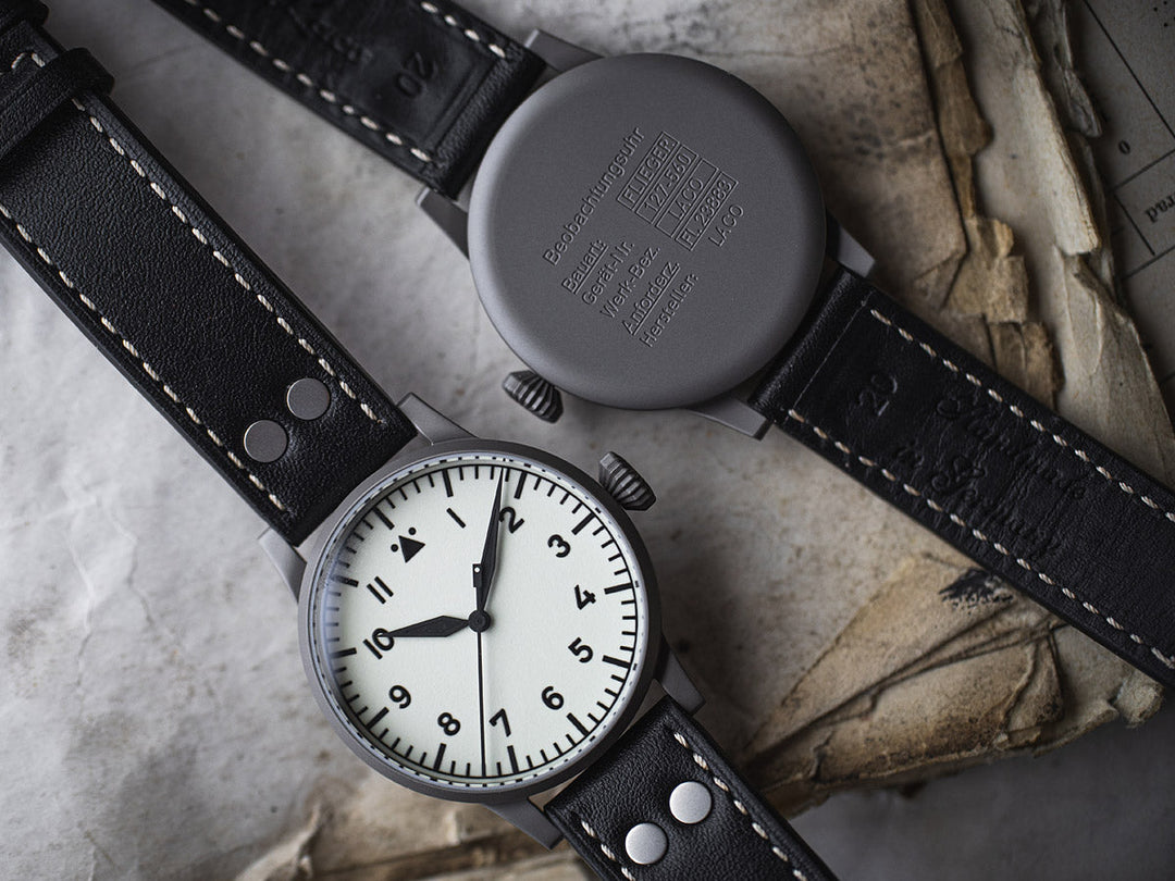 Florenz Pilot Watch 42mm White Dial