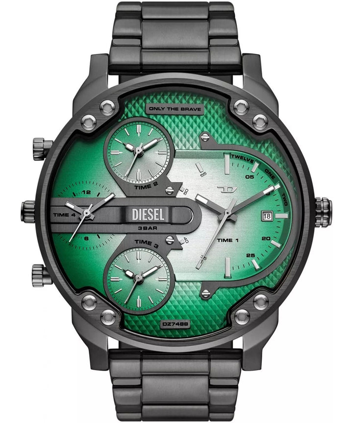 Mr. Daddy Slim Green dial / Black Stainless Steel Bracelet Green Dial