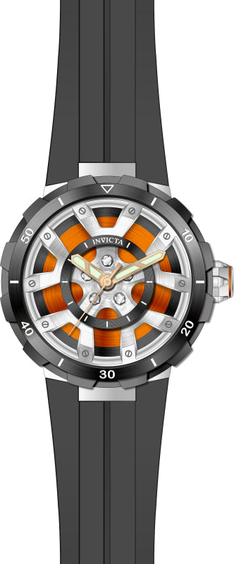 Racing 46mm / Orange / Black | Orange Dial