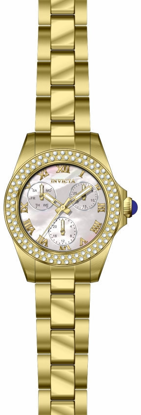 Angel White Dial / Gold-Tone Stainless Steel Bracelet White Dial