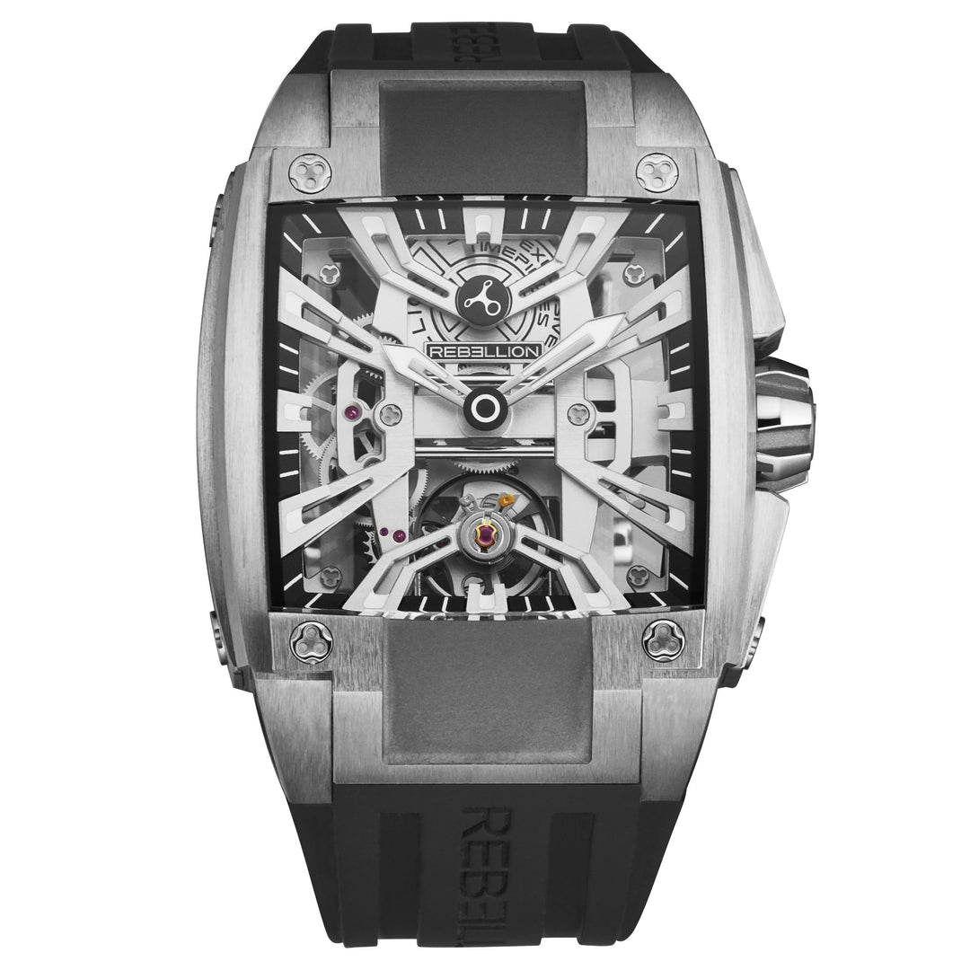 Re-Volt RBREV2H.TI.RHBK / Gray Skeletonized | Gray Skeletonized Dial