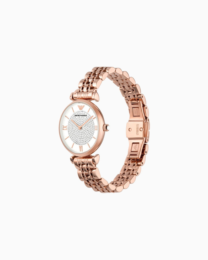 Classic Mother-Of-Pearl Dial / Rose Gold-Tone Stainless Steel Bracelet Mother-of