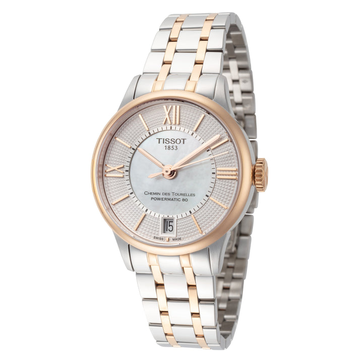 T-Classic 32mm / White Mother-of-Pearl / Silver and Rose Gold | White Mother-of-