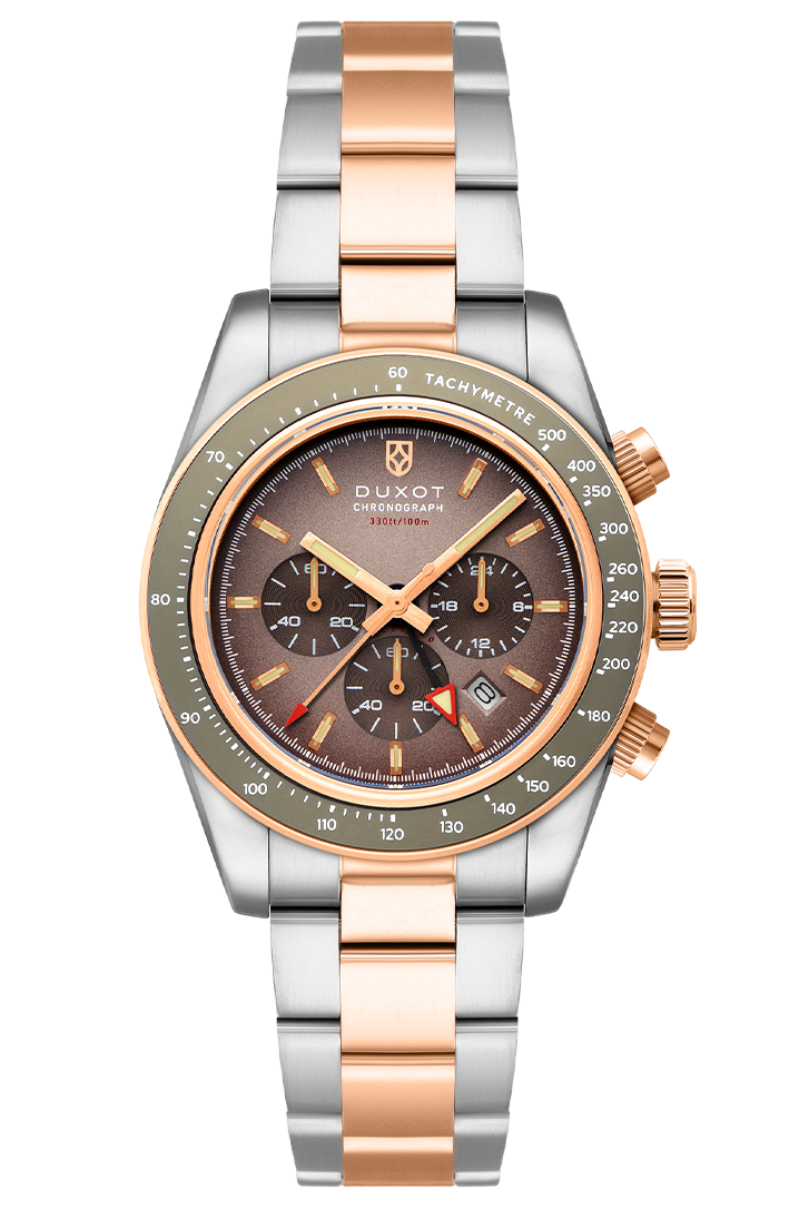 Vitesse Dual Time Chronograph Grey / Stainless Steel | Grey Dial