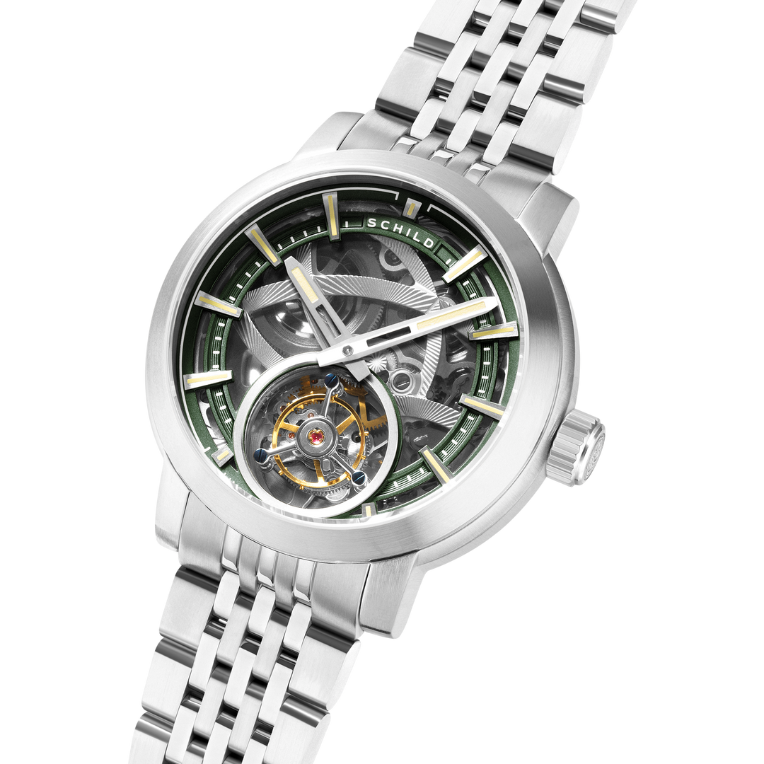 Heinrich Tourbillon Limited Edition Green / Stainless Steel | Green Dial