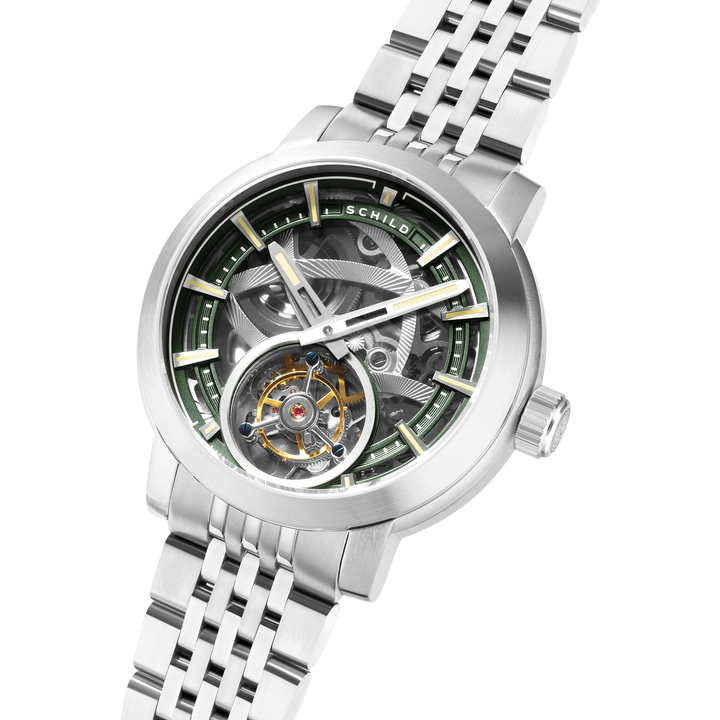 Heinrich Tourbillon Limited Edition Green / Stainless Steel | Green Dial