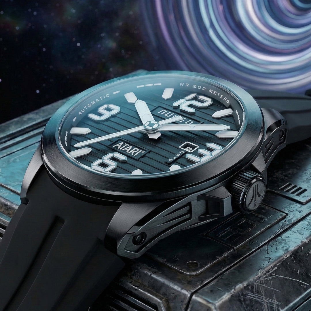 Torrent Automatic Atari Rainbow Limited Edition Black / Black Rubber Black Dial