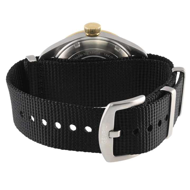 Yorkville Gevril Men's Yorkville Black Dial Sellita SW200 Swiss Automatic Rotati
