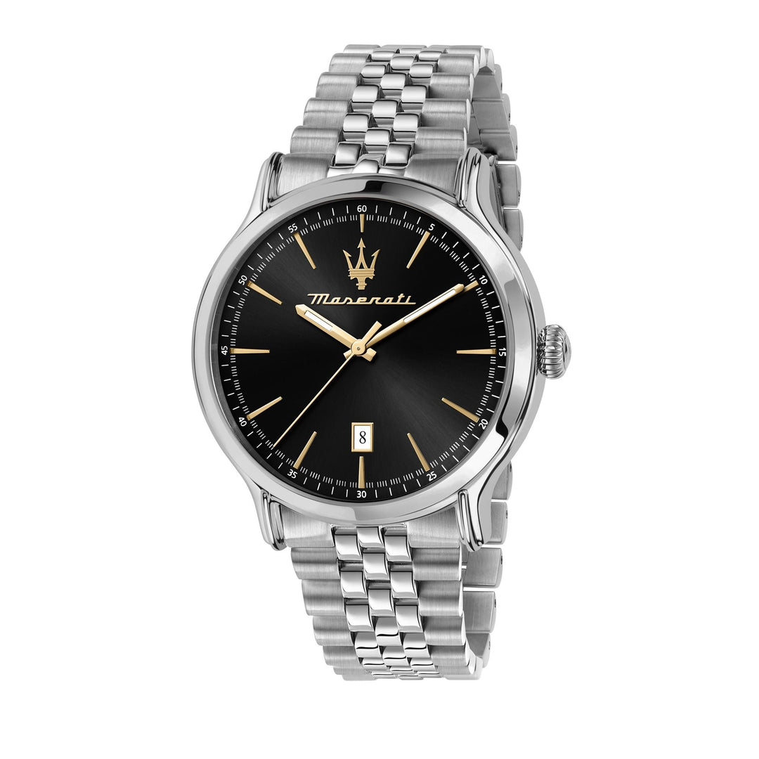 EPOCA Black / Stainless Steel Black Dial