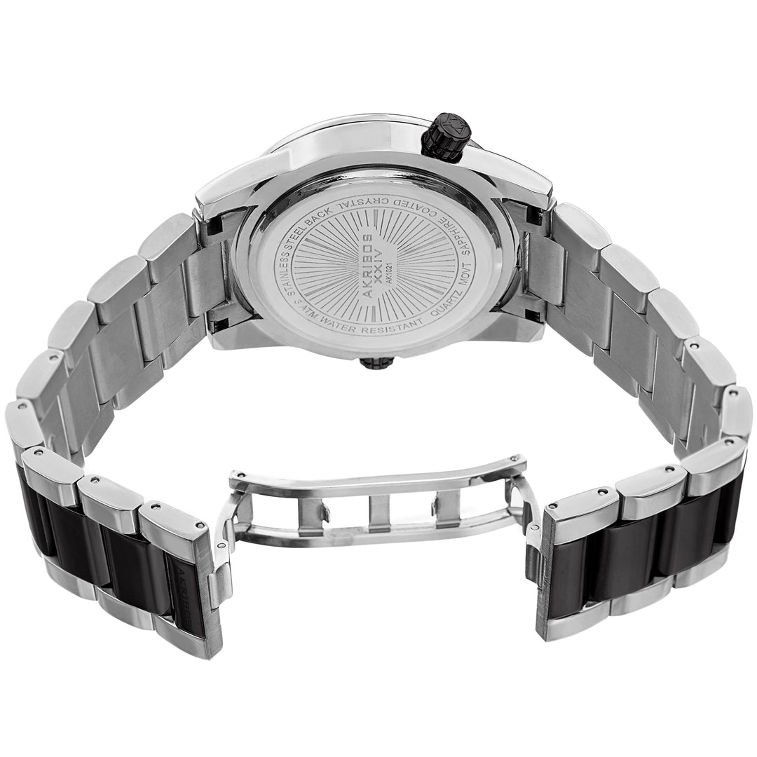 World Time Silver Tone/Stainless Steel | Black Dial