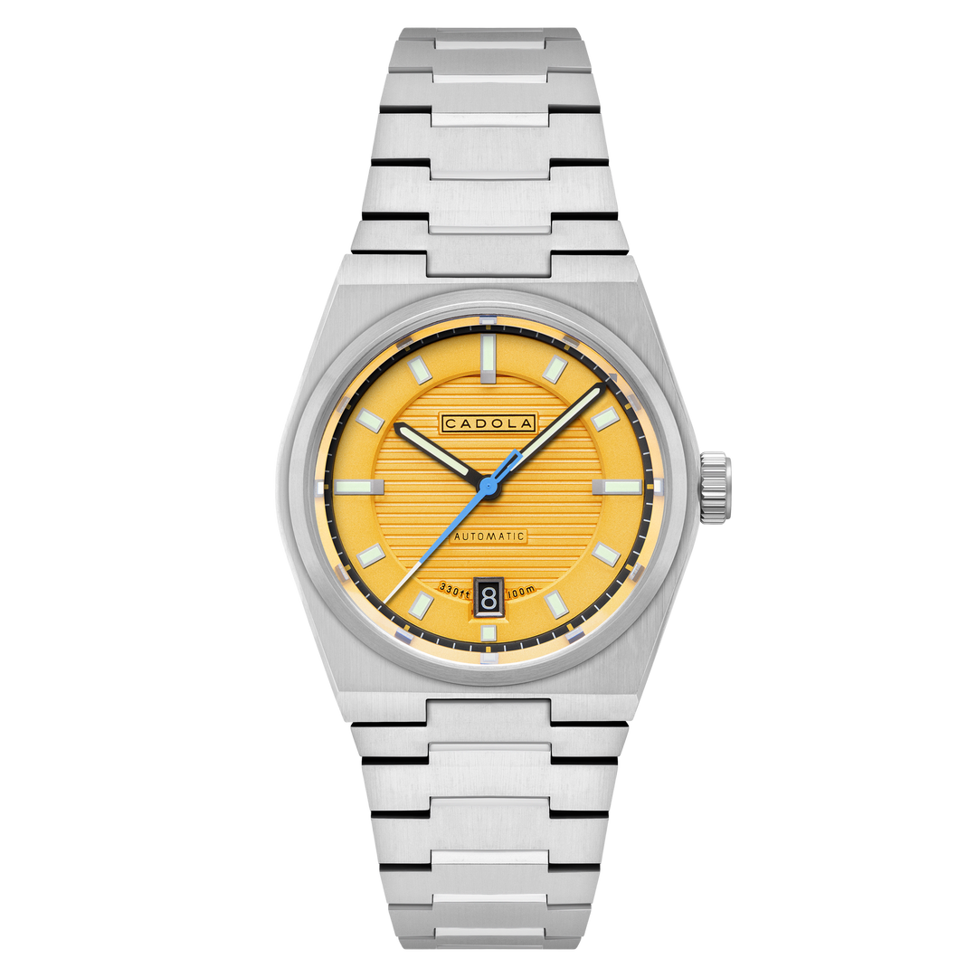 Lydden Hill Automatic Yellow / Stainless Steel | Yellow Dial