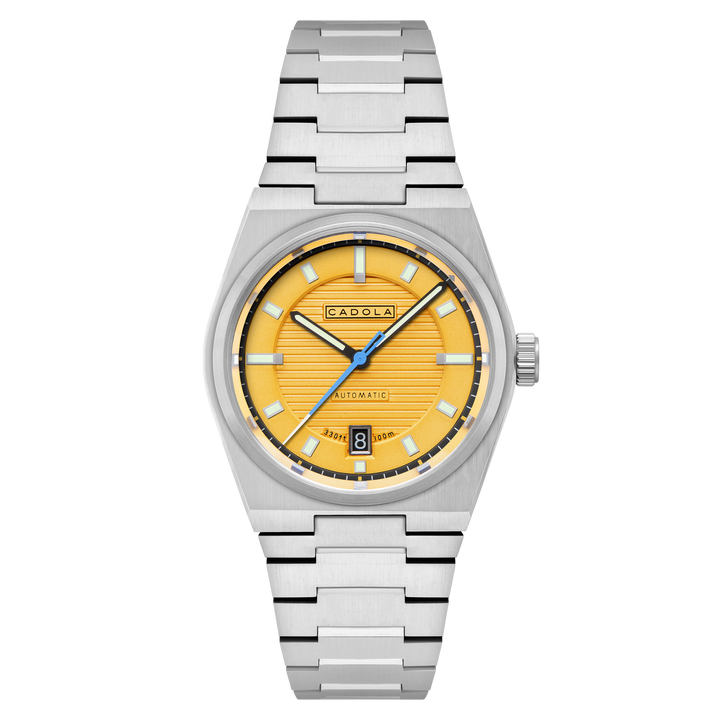 Lydden Hill Automatic Yellow / Stainless Steel | Yellow Dial