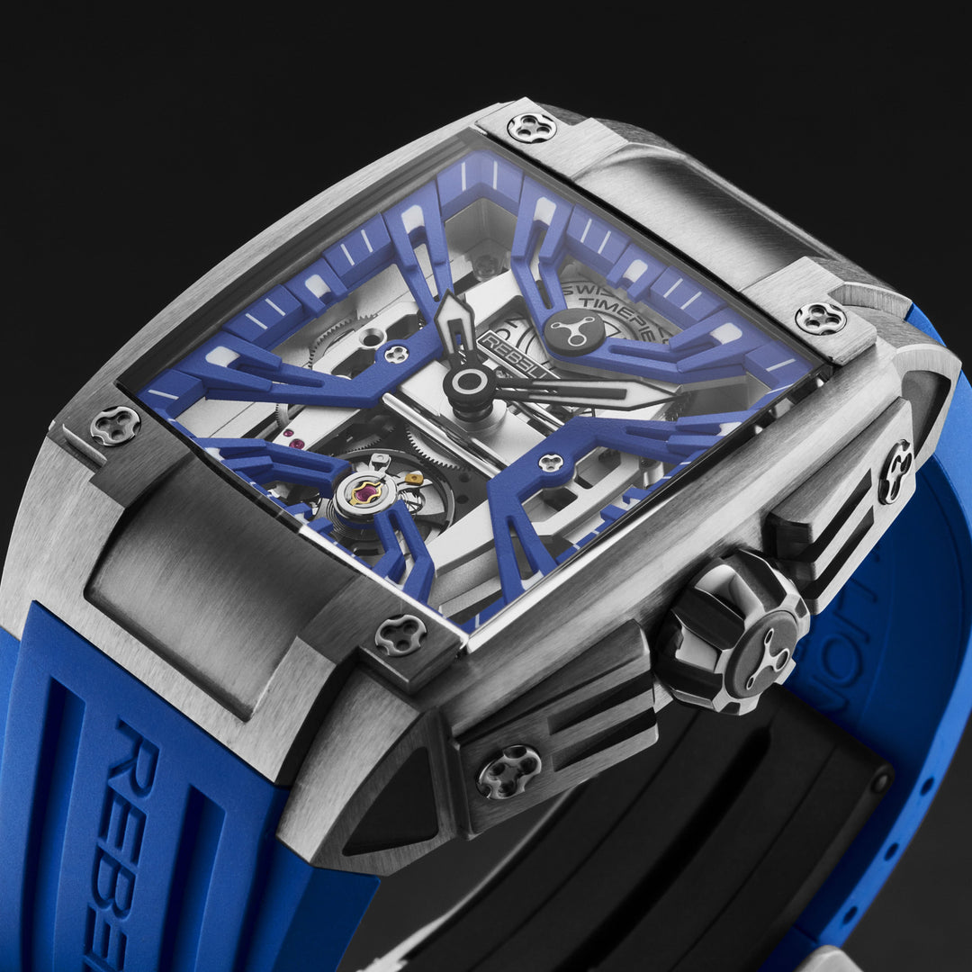 Re-Volt RBREV2H.TB.BU / Blue Skeletonized | Blue Skeletonized Dial
