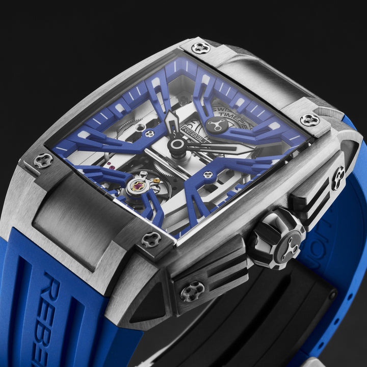 Re-Volt RBREV2H.TB.BU / Blue Skeletonized | Blue Skeletonized Dial