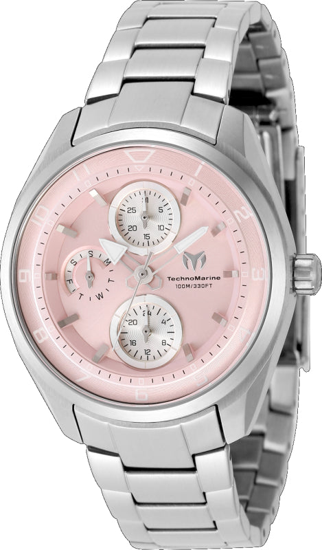 Ocean Quantum 36mm / Pink / Silver | Pink Dial