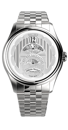MO2-HS2 Jumping Hour Silver Dial / Stainless Steel Bracelet Silver Dial