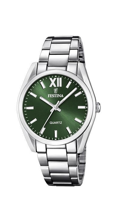 Boyfriend Collection Green / Stainless Steel Green Dial