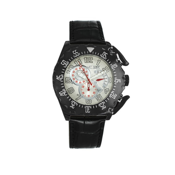 Paddle Black/White | Silver Dial