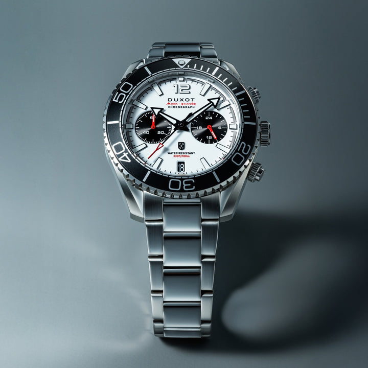 Tiburon Chronograph White / Stainless Steel | White Dial