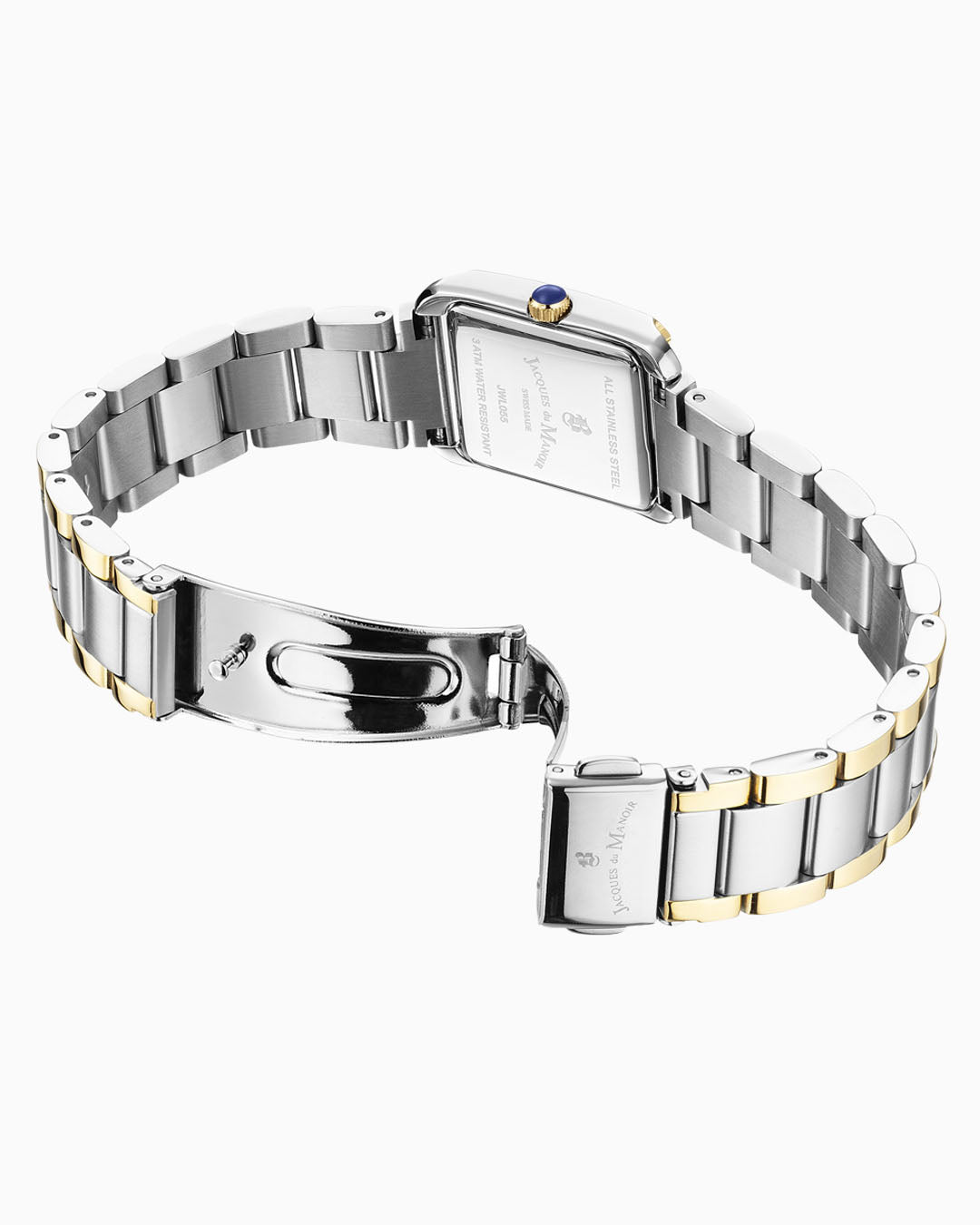 Emily II Bicolor Stainless Steel Bracelet White Dial