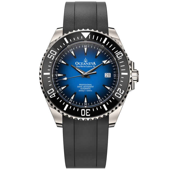 Oceaneva Deep Marine Explorer VI 6000M - Blue Titanium Automatic 6000m/BlueBurst