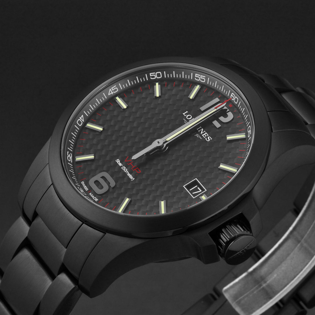 Conquest V.H.P. L37282666 / Black | Black Dial