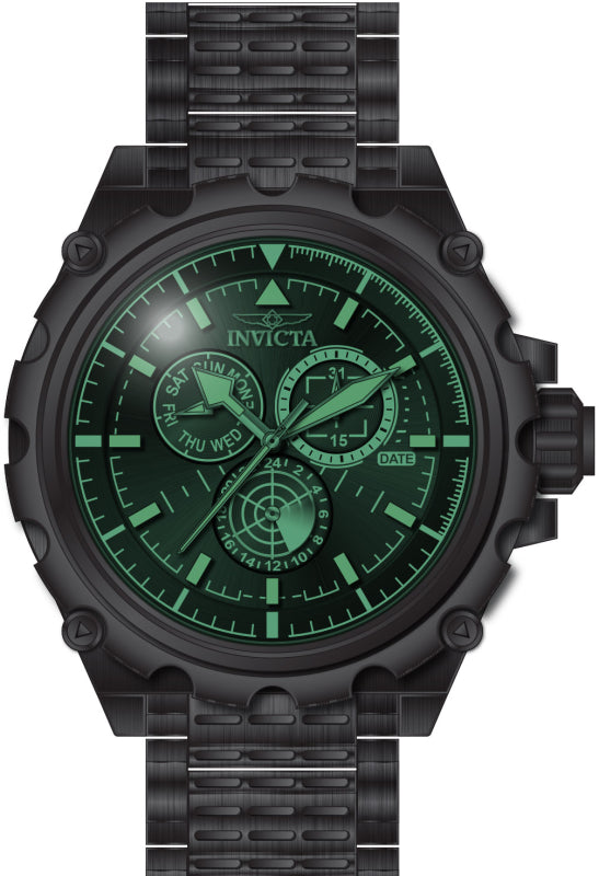 Coalition Forces 50mm / Black / Black | Black Dial