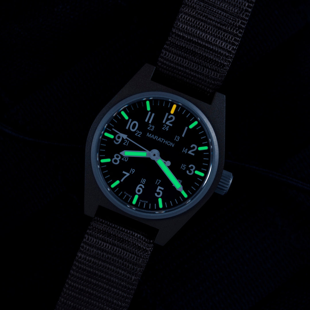 General Purpose Quartz Black NGM/Def Std Matte Black Dial