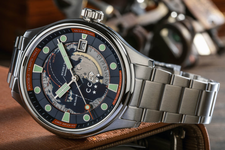 SPACE LEONOV BLUE / STAINLESS STEEL | Blue Dial