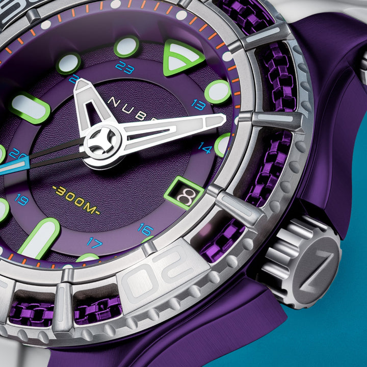 Manta Automatic Limited Edition Purple / Silicone | Purple Dial