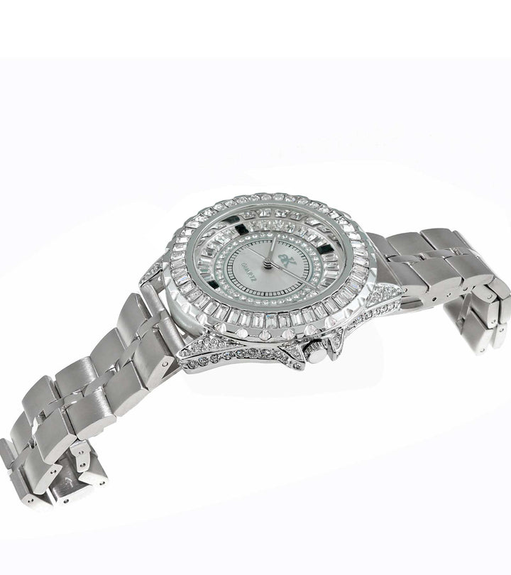 MONDO G-3 COLLECTION SILVERTONE/ STEEL BAND | Silver Dial