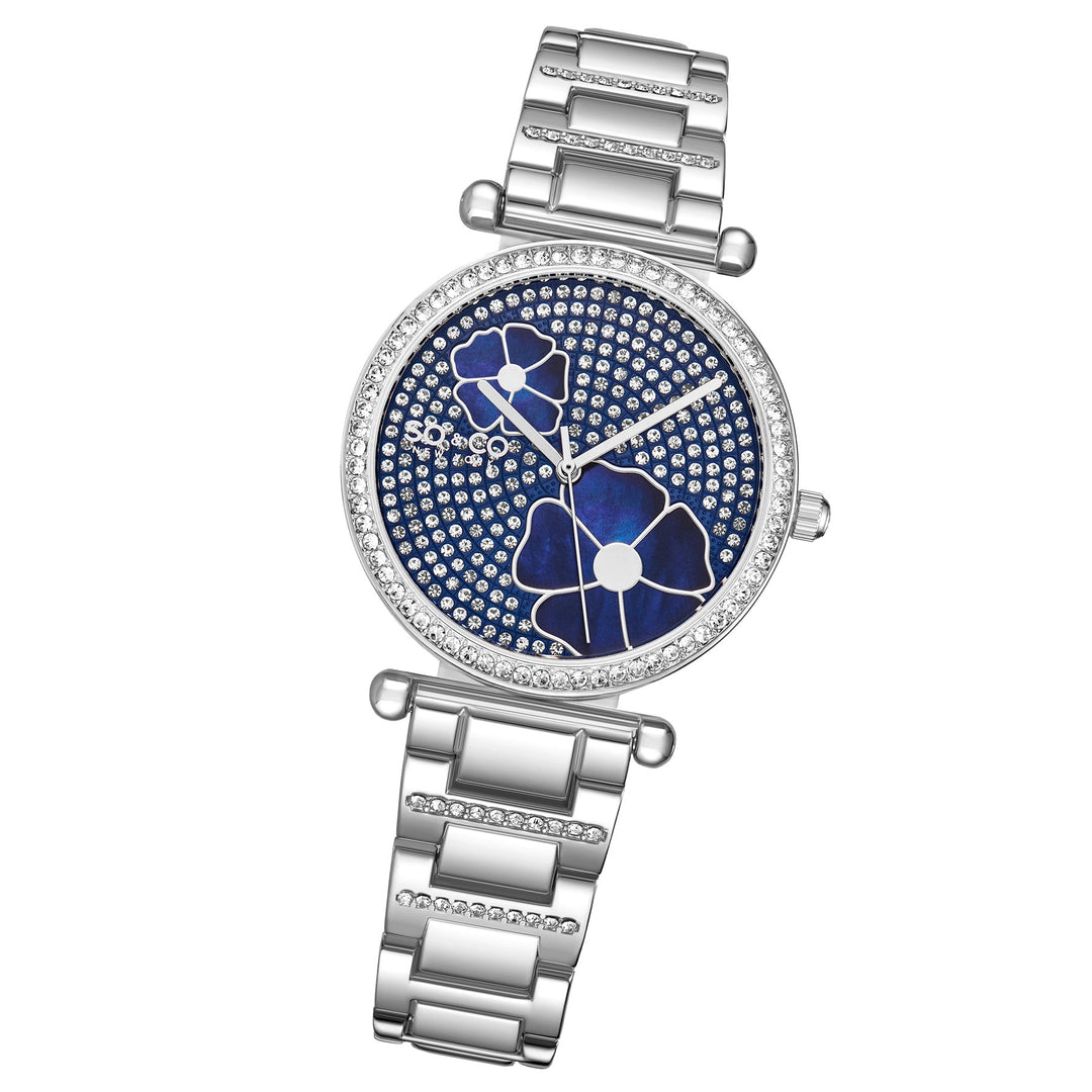 Madison-5582.2 Silver/Stainless Steel | Blue Dial