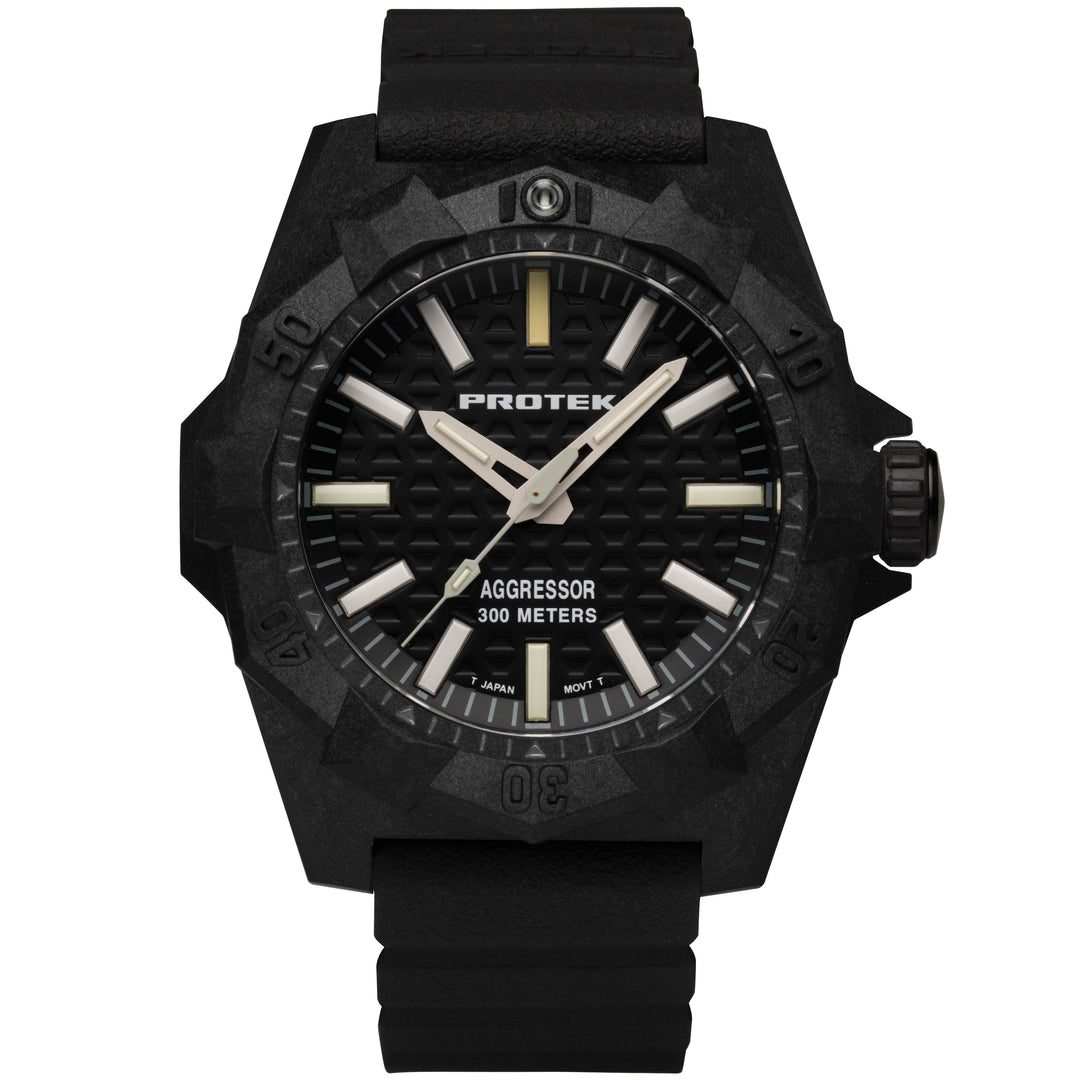 AGGRESSOR 4000 DIVE SERIES Carbon/Black/Charcoal | Black Dial