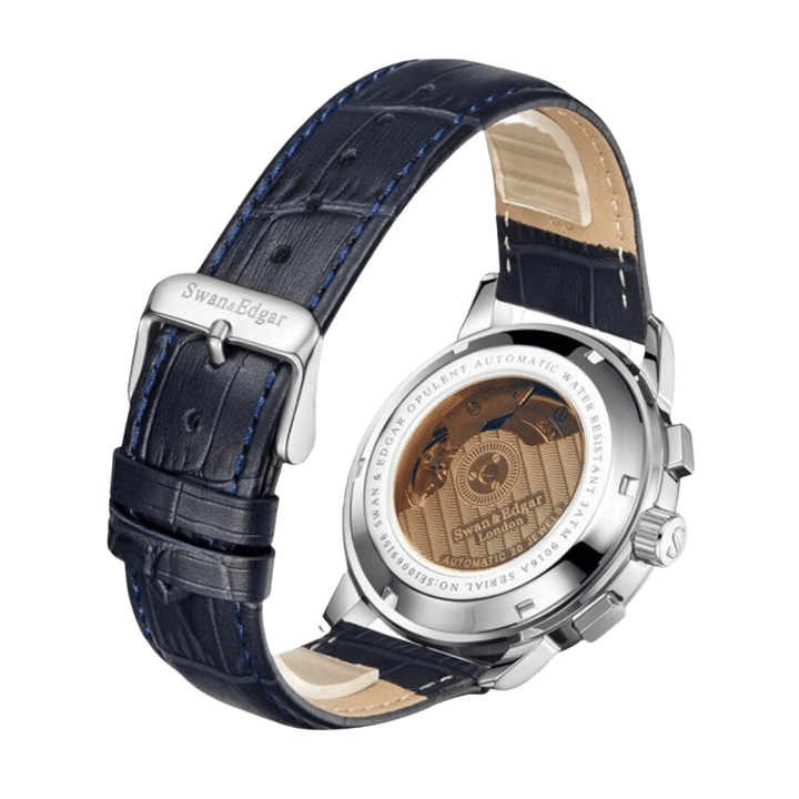 Opulent Automatic Blue/Leather Blue Dial