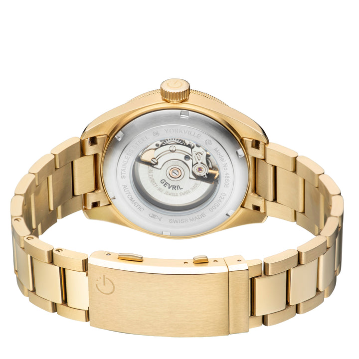 Yorkville Gevril Yorkville Olive Dial Sellita SW200 Swiss Automatic Unidirection