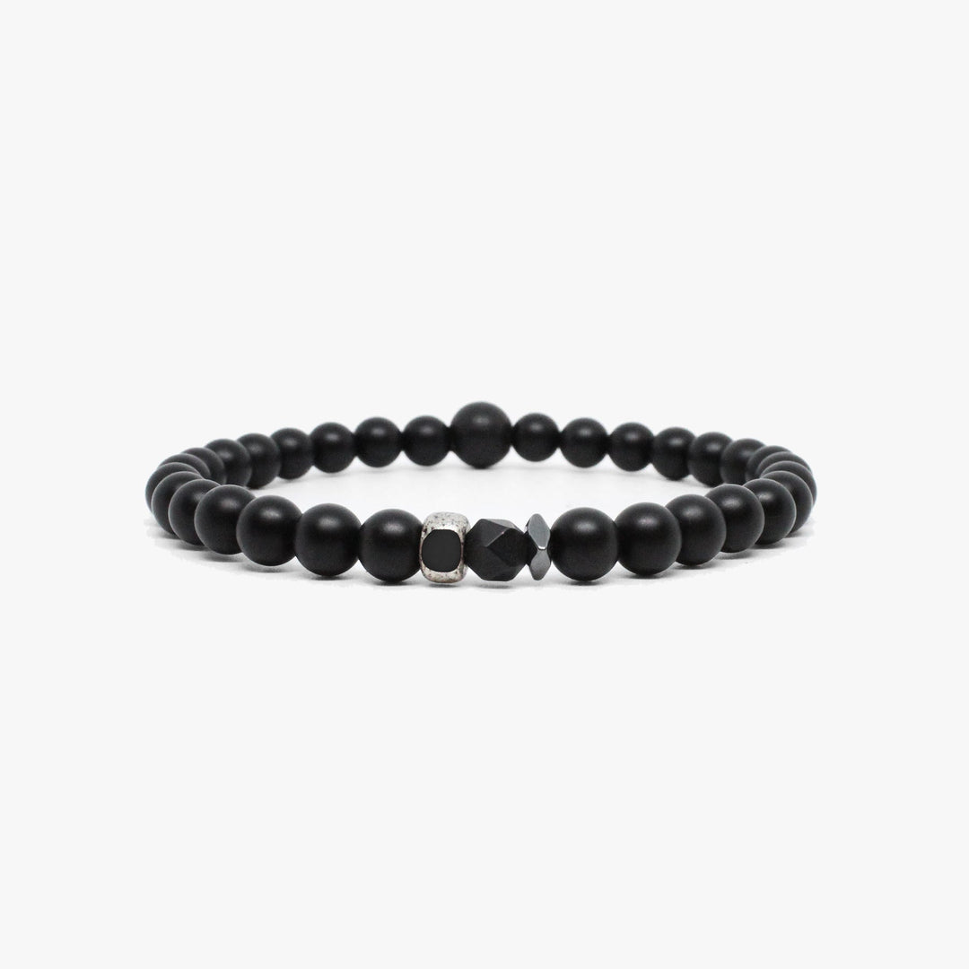 Onyx, Czech Glass, Gunmetal
