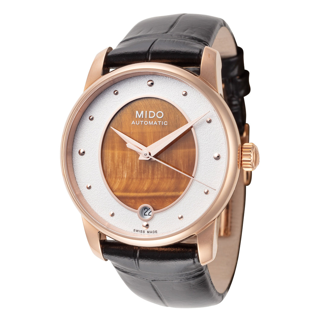 Baroncelli 33mm / White and Orange / Black | White and Orange Dial