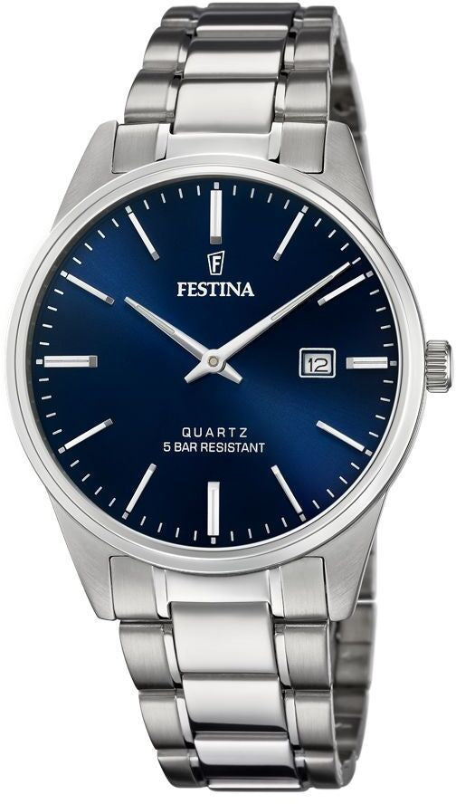 Acero clasico Blue / Stainless Steel Blue Dial