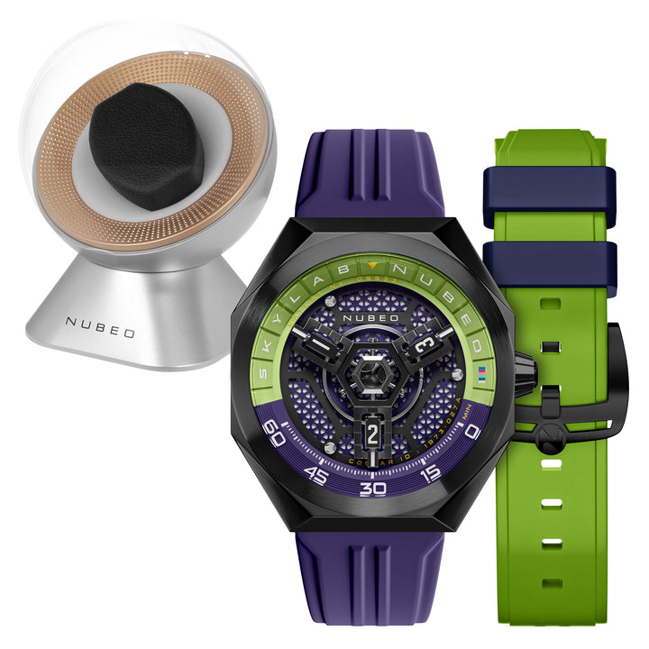 Skylab Automatic Limited Edition Set Blue / Rubber | Blue Dial