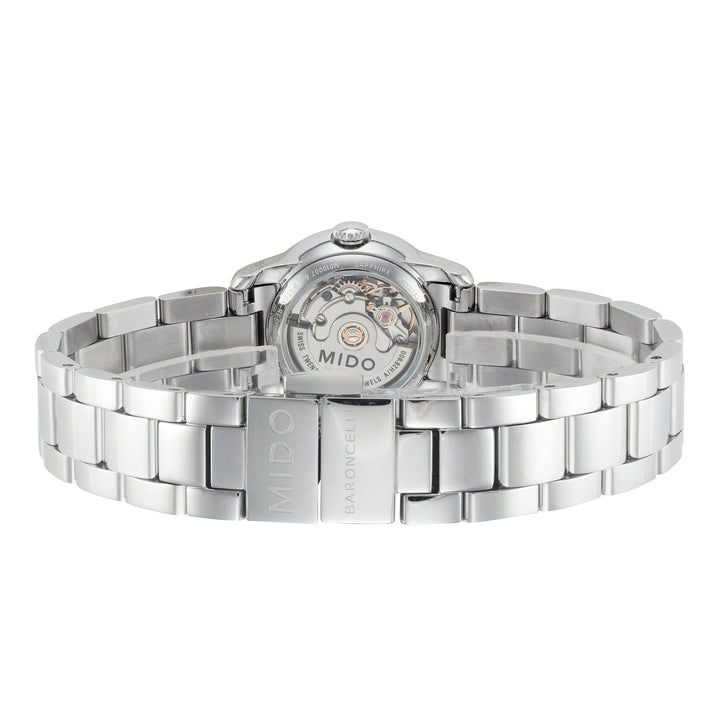 Baroncelli III 25mm / Black / Silver | Black Dial