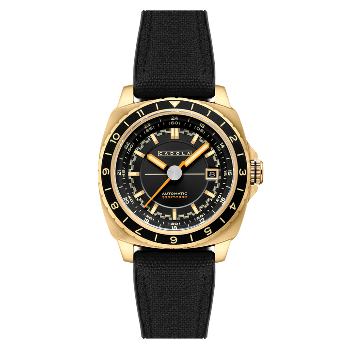 Overdrive Automatic Black / Black Canvas Black Dial