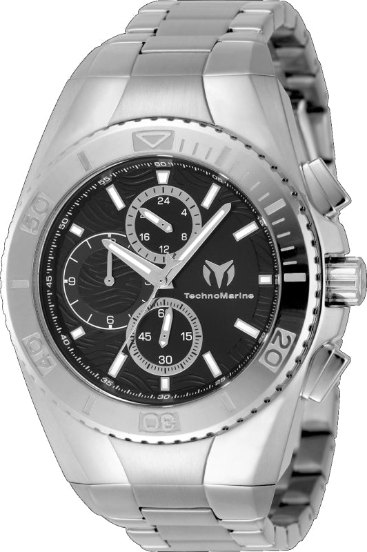 Manta Ocean 44.5 mm / Black / Silver Black Dial
